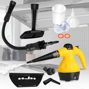 2500W Handheld Steam Cleaner,Steamer for Cleaning,10S Fast Heating High Pressure Portable Steam Cleaner (Yellow - (Handheld))