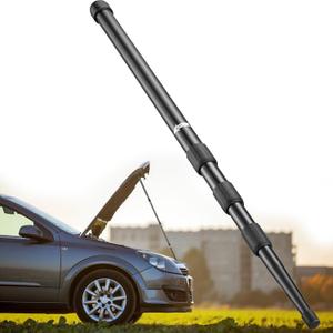 Telescopic Hood Support Prop Rod, 20-Inch to 43-Inch Adjustable, Sturdy Stainless Steel, Universal Fit for All Passenger Cars & Trucks, Easy Height Adjustment