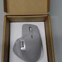 Logitech MX Master 4 for Mac, Ergonomic Bluetooth Mouse with Advanced Performance Haptic Feedback, Ultra-Fast Scrolling, USB-C Charging, MacOS, iPadOS, Windows - White Silver