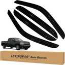 Tape-on Rain Guards for 2001-2007 Chevy Silverado/GMC Sierra 1500 Crew Cab, for 2001-2007 Silverado/Sierra 1500 Crew Cab AccessoriesSide Vent Visors Shades Window Deflectors for Silverado/Sierra