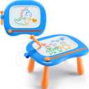 Magnetic Drawing Board, Toddler Boys Toys for 1 2 3 Year Old Gifts, Etch Doodle Sketch Board Learning Educational Toys for 1-3 Boy Birthday Gifts, Blue