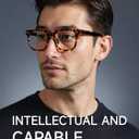 Oversized Square Blue Light Glasses for Woman Men fashion Reduce Eyestrain Protection for TV/Computer/Gaming (Amber Tortoise)