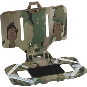 Tactical Vest Phone Holder,Molle Mount,Universal Chest Phone Board Carrier Foldable Navigation Board, for Outdoor Paintball Airsoft Hunting Game (CP)