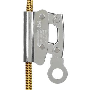 YERGOFE Climb Self Locking Rope Grab - Alloy Steel, Safety Protection 25 kN(Aprx 300LB), Used with 5/8 Lifeline Rope, for Construction, Climbing, Fall-Protection (Round Lock)