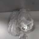 Qeirudu 16 Oz Round Bottom Clear Plastic Cups with Strawless Sip Lids, 50 Pack Disposable Iced Coffee Cups To Go Cups for Cold Drinks, Smoothie, Juice, Milkshake