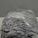 Homemate Heated Blanket Electric Throw - 50"x60" Heating Blanket Throw 1/2/4/6/8 Hours Auto-Off 10 Heat Levels Over-Heat Protection Soft Flannel Sherpa Heater ETL Certification (01 - Light Grey (Striped)