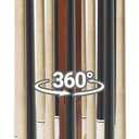 360 Degree Rotating Pool Cue Stick Holder - Floor Stand Pool Cue Rack for Up to 15 Sticks, Billiard Cue Rack, Natural Wood Billiard Room Equipment Storage Organizer, Gifts for Men