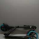 LaScoota Kick Scooter for Kids Ages 6+, Teens & Adults, Large 8" Sturdy Urethane Wheels. Adjustable Handlebar, Lightweight, Foldable, 220lbs Max Load (Aqua)