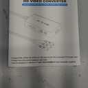 Tengchi RCA to HDMI Converter, Composite to HDMI Adapter Support 1080P PAL/NTSC Compatible with PS one, PS2, PS3, STB, Xbox, VHS, VCR, Blue-Ray DVD Players