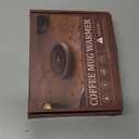 SWEETFULL Coffee Mug Warmer, 36W Electric Cup Warmer for Desk with 3-Temp Settings Advanced Temperature-Controlled Heating Coffee Gifts Accessories for Women Men Milk, Tea, Candle - Wood