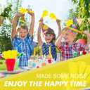 12 Pcs Hand Clappers Noisemakers 7.5 Inch Clappers Noisemakers Plastic Hand Clappers for Birthdays Game Football Sporting Events Cheers Supplies Dance Basketball Football Noisemakers(Yellow)