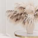 MISSPIN 11 PCS 28 inch Artificial Fall Pampas Decor Stems, Fall Decorations Table Indoor Outdoor Halloween Thanksgiving Farmhouse Arrangement Decorations for Front Door Wedding Centerpieces in Autumn (Papas Feathers)