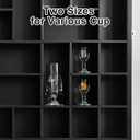 30.5x19.1'' Shot Glass Display Case with Removable Shelves
54 Slots, Acrylic Door with Lock, Dustproof UV Protection, Fits Various Shot glasses, Display Cabinet for Bar Home