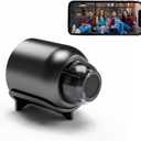Mini Security Cameras Wireless, 1080P HD Hidden Camera, Portable Small Nanny Cam with Night Vision - Covert Security Camera for Home/Office/Indoor/Outdoor