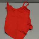 SHAPERX Women's Shapewear Bodysuit Tummy Control Body Shaper Seamless Sculpting Snatched Waist Body Suit (2XL/3XL, 4-red (Thong))