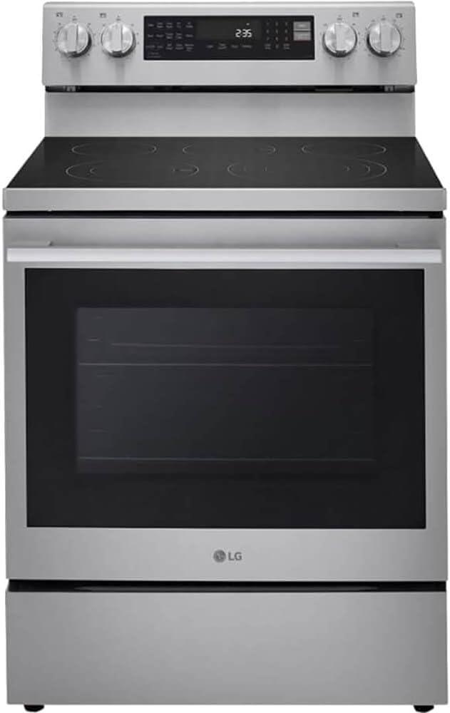 LG LREN6325XE 6.3 Cu. Ft. Stainless Freestanding Smart Electric Range