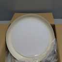 BISAMIYA Modern LED Ceiling Light, Brass Accent 12.6 Inch Semi Flush Mount Ceiling Light, Adjustable Angle Light Fixture, 3000K/Warm White/18W, for Hallway, Entryway, Kitchen (Cream)