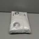 NICETOWN White Sheer Linen Curtains for Living Room 84 inch Length 2 Panels Set, Grommet Semi Sheer Privacy with Light Filtering Flax Window Treatments for Bedroom, W52 x L84