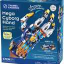 Thames & Kosmos Mega Cyborg Hand STEM Experiment Kit | Build Your Own GIANT Hydraulic Amazing Gripping Capabilities Adjustable for Different Sizes Learn Pneumatic Systems