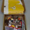 134PCS Party Favors Birthday Supplies,12 Guests Birthday Party Decorations,Include Stamps,Slaps,Key Chains,Masks,Gift paper Bags,Wrists, Button Pins,Stickers, Game On Gaming Party Favors Decor