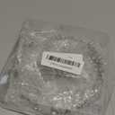 Christmas Headband Silver Snowflake Headband Pearl Christmas Party Headbands for Women Holiday Hair Hoop (Snowflake/Silver)