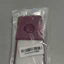 DOMAVER for Samsung Galaxy Z Flip 7 Case(2025 Released), Phone Case Galaxy Z Flip7 [with 360 Ring Holder] Stand, Soft Silicone Gel Rubber Bumper Shockproof Anti-Scratch Protective Cover, Purple