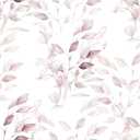 HeloHo Peel and Stick Wallpaper Light Pink Floral Leaf Wall Paper Self Adhesive Removable Waterproof Contact Paper for Bathroom Living Room Bedroom Decor 15.35" X 78.7"
