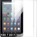 2 PACK Screen Protector for All New Fire 7/ Fire 7 Kids Pro Tablet 7 inch (9th/ 7th Generation, 2019/2017), DETUOSI Ultra Clear/Case Friendly/Touch Sensitive/Bubble Free/Anti-Scratch Tempered Glass