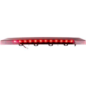 Third 3rd Brake Light for 1999-2004 Ford Mustang, High Mount Rear Roof LED Stop Lamp (Red Lens)