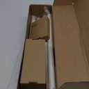 KAMANINA White Curtain Rod for Windows 72 to 144 Inches, 1 Inch Long Curtain Rod, Heavy Duty Drapery Rods 32 to 144 Inches (2.6-12ft) with Decorative Square Finials