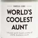 Aunt Gifts, Mothers Day Gifts for Aunt from Niece Nephew - The Cool Aunts-Candle, Best Aunts Ever Gift, Birthday Present, Auntie Gift Ideas