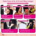 14 Inch Pre Looped Ocean Wave Crochet Braids Pure Protein Close to Human Hair 8 Packs Boho Ocean Braids Pre Twisted Deep Wavy Crochet Hair for Black Women(14Inch 1B)