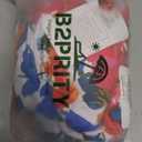 B2prity Women's Halter Tankini Set Tummy Control Swimsuit Mesh V Neck Two Piece Bathing Suit with High Waisted Bottom XL