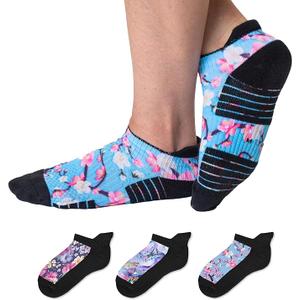 Viasox Ankle Compression Socks for Women & Men 3 Pack, 14 mmHg Support Improves Circulation, Extra Cushioned, S/M
