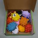 12PCS Animal Suction Pop Toys for Age 1 2 3 4 5 6, Airplane Car Travel Activities Essential, Birthday Gifts for Boys Girls Toddlers, Bath Toys for Toddler