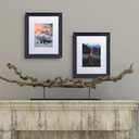 2 Pack 11x14 Picture Frames Black, Display Picture 8 x 10 with Mat, Photo Frame for Wall Gallery Mounting