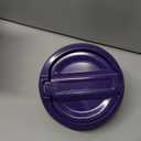 for JL Fuel Filler Door Gas Tank Cap Cover Fit for 2018-2026 Jeep Wrangler JL & Unlimited Sport Rubicon Sahara 2/4 Door, Aluminum Fuel Door Exterior Accessories(Purple)