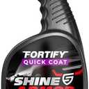 SHINE ARMOR Fortify Quick Coat - 24oz Ceramic Waterless Detailer Spray | 3-in-1 Wash, Wax & Nano-Ceramic Coating | Mirror Shine, Zero Streaks, No Dust Residue | 6-12 Month Protection | Made in USA, Half Bottle