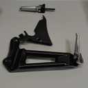Rear Foot Pegs for Rebel 1100 - Motorcycle Footrests Passenger Footpegs Seat Pegs for Rebel 1100 CMX 1100 DCT 2021 2022 2023 2024 2025,Black