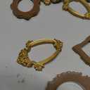 20 Pcs Mini Gold Picture Frames Vintage Resin Tiny Photo Frame Antique Miniature Mini Vintage Picture Frame for Jewelry Display DIY Nail Photography Home Hotel Wedding Christmas Tree Decor