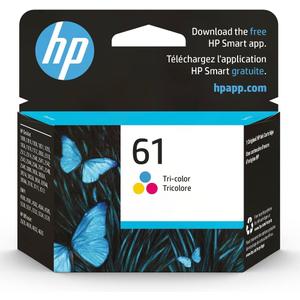 HP 61 Tri-Color Ink Cartridge | Works with DeskJet 1000, 1510, 2050, 2510, 2540, 3000, 3050, 3510; Envy 4500, 5530; OfficeJet 2620, 4630 | Eligible for Instant Ink | CH562WN