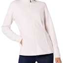 Amazon Essentials Women's Full-Zip Polar Fleece Jacket - Discontinued Colors, Light Pink, Medium