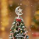 2 x 2 Pieces Christmas Tree Topper Holder Holiday Universal Tree Topper Stabilizer Treetop Base and Stand Halloween Tree Topper Supporter Fit All Base Types Adjustable stabilize Treetop Ornament