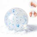 Doh Snowball Stress Relief Squishy,Squeeze&Play Sensory Fidget Toys for Adults Anxiety Relief Slow Rise Portable Desk Squeeze,Easter Basket Stuffers Birthday Gifts(Snowball)