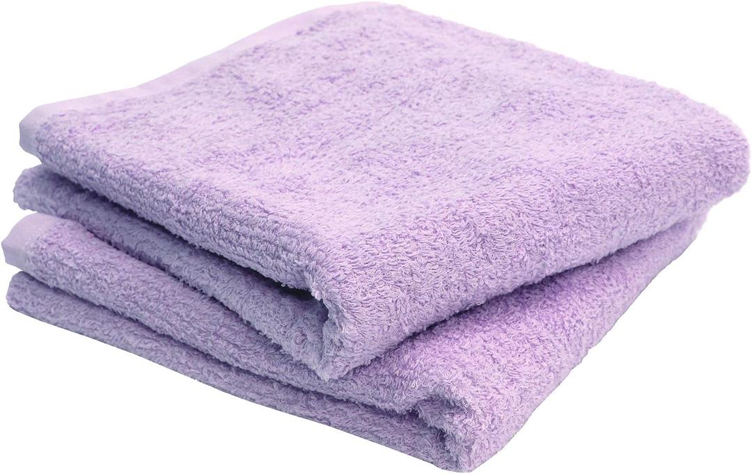 Imabari Towel, 2 Piece Bath Towel Set, Japanese Towels, Quick-Dry Towel, Soft and Highly Absorbent, Air&Thin, Lavender