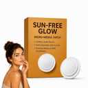 Sun Free Glow Patch, Tanning Patch, 2026 New Professional Sun free glow tanning Patches, Sun Free Glow Microdarts Patch for Women & Men, Suitable for All Skin Types(2PCS)