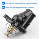 Thermostat Housing Assembly Replace RT1193, 34044 Compatible with Ford Mazda 2.0 2.3 2.5L - 2005-2019 Escape, 2003-2011 Focus, 2006-2020 Fusion, 2007-2011 Ranger, 2007-2013 Mazda 3, 2003-2013 Mazda 6