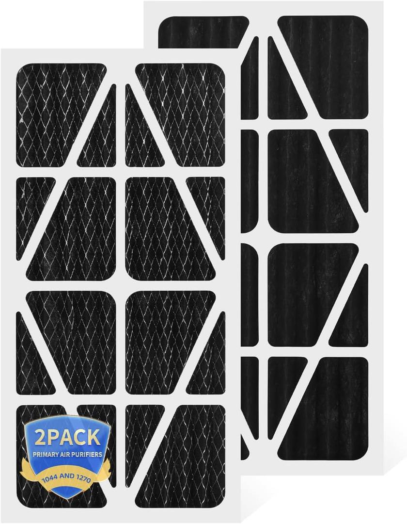 5-Micron Outer Filter Compatible with WEN 3415 3416 3417 AF1270,POWERTEC AF1045/AF1044, JET AFS-1000B/AFS-1000C Air Filtration Systems,Activated Carbon Woodworking Air Filters AF9235C (2 Pack)