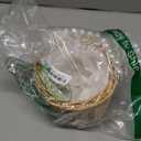 Rustic Wicker Rattan Wedding Flower Girl Baskets,Woven Rattan Storage Basket with Pearl Handles,Woven Eggs Candy Basket for Wedding Home Garden Decor (A)