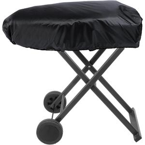 Grill Cover for Portable Gas Grill, Outdoor Heavy Duty Waterproof Oxford Fabric Weather Resistant, Black